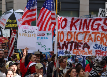 ‘It’s a joke’: White House dismisses ‘No Kings’ protests, while Nancy Pelosi rips crown in defiance