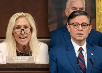 Mike Johnson, Marjorie Taylor Greene clash in heated private GOP call over shutdown strategy