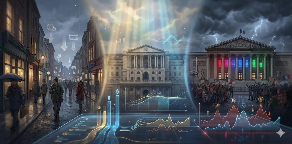 Europe bulletin: UK spending slowdown, BoE inflation outlook, France budget turmoil